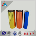 Metalizado PET Color Coating Film 8-150 micron prata dourada